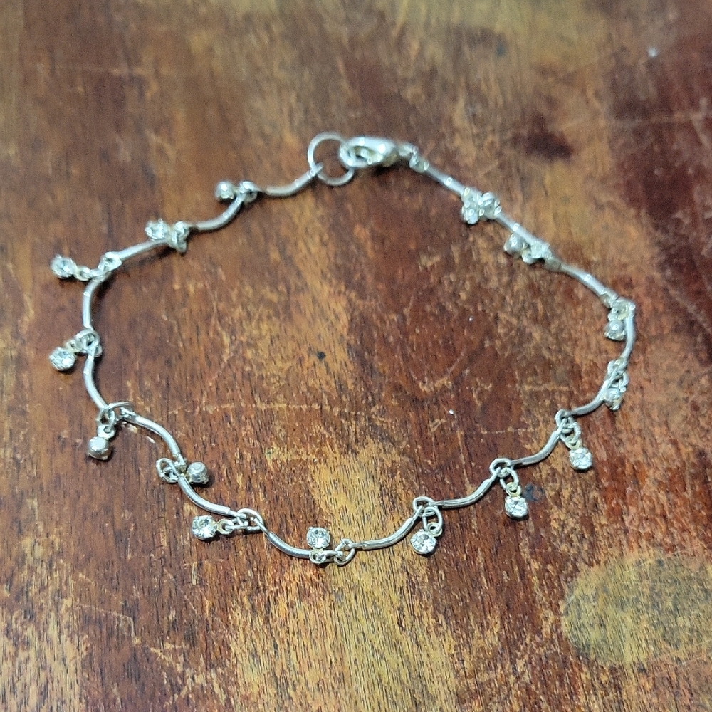 Elegant Silver Charm Bracelet